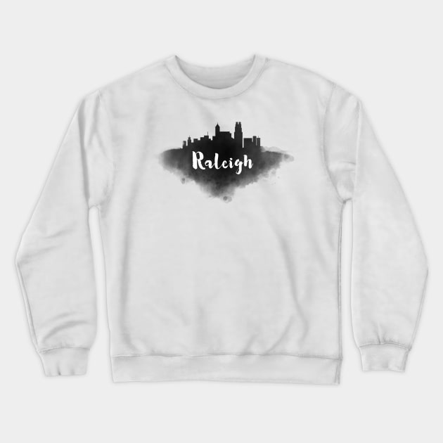Raleigh watercolor Crewneck Sweatshirt by kursatunsal